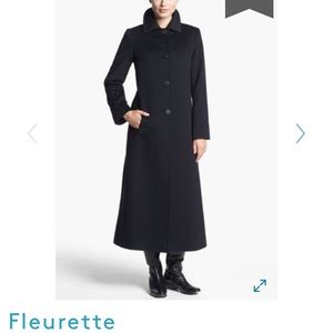 Fleurette Long Cashmere Coat